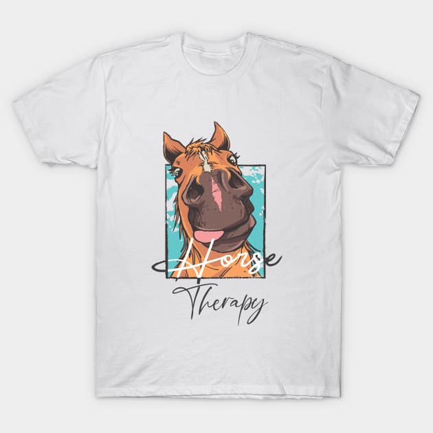 Happy Horse T-Shirt by ArtRoute02